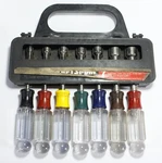 Vintage Sears Craftsman 7PC. Standard Nutdriver Set W/caddy 3/16" - 1/2" Usa. Fixed Price $52.49.