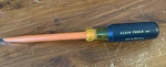 Klein Tools 1000V Insulated Screwdriver 5/16" Flat End Shank. 602-6-INS New. Fixed Price $15.00.