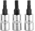 4MM Hex Bit Socket/allen Driver Three Pack (1/4" Drive, Short). Fixed Price $18.97.