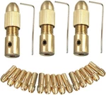 Eyech Sets 0.5-3MM Small Electric Drill Bit Brass Collet Chuck Set.... Fixed Price $12.20.