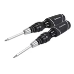 12-IN-1 Quick-load Ratcheting Screwdriver Comfort Grip Handles (2-PACK). Fixed Price $37.93.