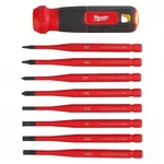 Milwaukee 48-22-2218 8-IN-1 1000V Insulated Slim Tip Multi-bit Screwdriver Set. Fixed Price $40.00.