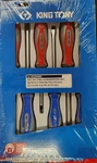 Qty 1 New King Tony Kt Pro 30206MR 6PC Go Through Screwdriver Set. Fixed Price $53.95.