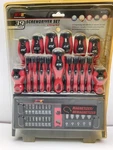 Performance Tool W1727 39-PIECE Screwdriver Set With Organizer Rack. Fixed Price $22.45.
