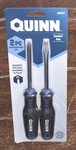 Quinn 2PC Slotted/phillips Screwdriver Set With Comfort Grips - Item #64547. Fixed Price $10.98.