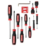 12 Piece Bi-material Screwdriver Set Black Oxide Tip Ergonomic Handle". Fixed Price $34.29.