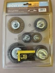Harbor Freight Tools 01341 New 6 Piece Wire Wheel & Cup Brush Set. Fixed Price $5.50.