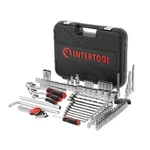 Intertool 126PC 1/4", 1/2", And 3/8" Ratchet Socket Wrench Bit Set ET08-8126. Fixed Price $169.99.