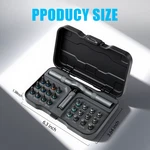 24-IN-1 Ratchet Screwdriver Set T-handle Magnetic Bits Repair Tool Kit S2 Steel. Fixed Price $15.99.