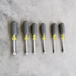Klein Tools Color-coded Hollow-shaft Heavy-duty Nut Driver Set, 6-PIECE65456. Fixed Price $50.00.