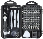 117PC Mini Screwdriver Set Phillips Torx Slotted 0000 T3 T4 T5 1.0 1.2. Fixed Price $25.95.