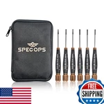 Spec Ops 6-PIECE Precision Screwdriver Set, Phillips/slotted, W/ Case. Fixed Price $49.70.