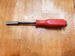 Mac Tools 1/4" Magnetic Driver Red Handle PM84A. Fixed Price $19.00.