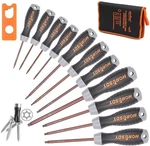 Horusdy 12PCS Magnetic Torx Screwdriver Set S2 T6-T40 Star Security Tamper Proof. Fixed Price $22.99.