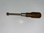 Vtg Walden Worcester Spintite 11/32" Nut Driver #3411 Usa Wooden Handle. Fixed Price $10.99.