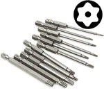 11 Pcs Magnetic T6-T40 Torx Head Screw Driver Bit Set Security Tamper Proof Star. Fixed Price $15.28.