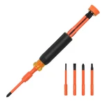 Klein Tools 32604INS 4-IN-1 Insulated Auto-lock Screwdriver. Fixed Price $33.71.
