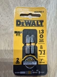 Dewalt DWA1PH3-2 / #3 Phillips Max Fit Bit Tips, 1" Length, 2-PACK. Fixed Price $5.25.
