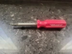 Hts 121S6 6-IN-1 Flat Head & Phillips Reversible Screwdriver. Fixed Price $11.95.
