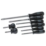 Ktool Int'l 19000 - 8PC Chrome Bladed Screwdriver Set. Fixed Price $30.77.