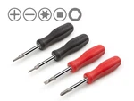 Tekton 6-IN-1 Driver Set, 4 Pieces (phillips, Slotted, Torx, Square). Fixed Price $34.00.