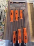 Performance Tool W1729 6 Pc. Strike Cap Screwdriver Set Philips /slotted Hi-viz. Fixed Price $9.90.