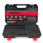 260 Piece Ultimate Precision Screwdriver Bit Set Premium Security Includ. Fixed Price $45.44.