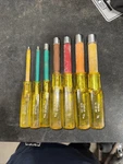 Vintage Snap-on Nut Driver Set 7 Piece ND104, ND105 ND111, 114, 116, 118, 120. Fixed Price $60.00.