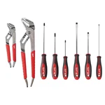 Multi-bit Screwdrivers Pliers Hand Tool Set (8-PIECE). Fixed Price $47.16.