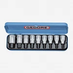 Gedore 19 Pm Screwdriver Bit Socket Set 1/2" Pcs In-hex 5-17 Mm. Fixed Price $209.29.