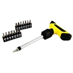 16PC Ratchet Screwdriver Grip Handle Set With Magnetized Bits Power Tools. Fixed Price $15.89.