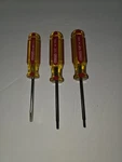 Lot Of 3 Vintage Stanley Screwdrivers. Read Description For Model Numbers. Fixed Price $18.95.