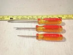 Vng Stanley Set Of Flathead SCREWDRIVERS(64-883;64-864;64-866) Made In Usa. Fixed Price $29.99.