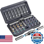 Veysmou 42 In 1 Magnetic Screwdriver Set Portable Multi Bit Compact Ratchet Prec. Fixed Price $56.64.