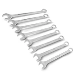 8 Piece Metric Jumbo Wrench Set 33MM 50MM Chrome Finish With Storage Roll. Fixed Price $189.90.