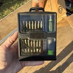 Pittsburgh 32PC Screwdriver With Plastic Case Tweezers. Fixed Price $7.99.