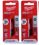 Lot Of Milwaukee 48-32-4461, 2-IN. #1 Phillips Power Bits. Fixed Price $10.70.
