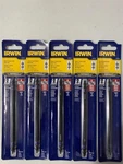 Irwin Tools 1871084 #1 Square Power Bit 6" Impact Perf. Double Screwdriver 5PCS.. Fixed Price $14.00.