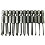 Ydlqwcz Phillips Cross Screwdriver Bits, 12PCS 1/4 HEAD(50MM). Fixed Price $15.99.