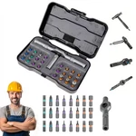 24IN1 Multifunction Ratchet Screwdriver Set Magnetic Bits Mini Repair Tool. Fixed Price $19.99.
