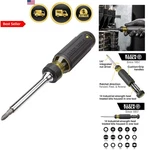 Multi-bit Ratcheting Screwdriver 15-IN-1 With Phillips Slotted Torx Nut. Fixed Price $50.32.