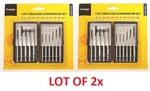 Of 12PC Precision Screwdriver Hex Key Cross Bar Watches Slotted Repair Case. Fixed Price $9.95.