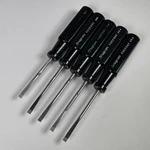 Snap-on SSDE63C 1/2" Black Flat Blade Precision Screwdriver (lot Of 5). Fixed Price $64.99.