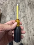 Klein Tools 620-4 Coated Flathead Screwdriver, 1/4-INCH Cabinet Tip,. Fixed Price $8.50.