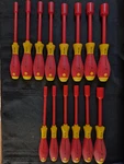 Wiha 322 14-PIECE 1000-VOLT Insulated Nut Driver Set Sae & Metric. Fixed Price $140.00.