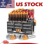 146-PIECE Magnetic Screwdrivers Diy Tools Set Plastic Racking For Men Gift. Fixed Price $46.99.