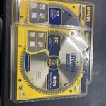 Irwin Industrial Tools 14076 10-INCH 80-TEETH 5/8 Arbor Miter Saw Blade (2PK). Fixed Price $49.99.