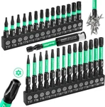 Torx Bit 29PCS Impact Set, S2 Steel Screwdriver Sets, Tamper. Fixed Price $33.54.