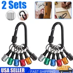 12PCS 1/4" Hex Shank Quick Release Keychain Screwdriver Drill Bit Holder Set. Fixed Price $14.65.