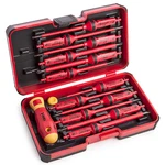 Felo 14PC E-smart Bit Holder Screwdriver Set 1000V Vde Insulated 06391306. Fixed Price $124.76.